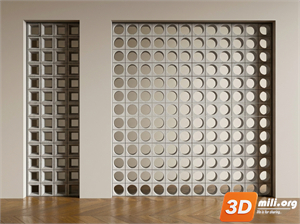 Folding screen Skp Files 